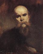 Eugene Carriere Portrait of Paul Verlaine oil painting